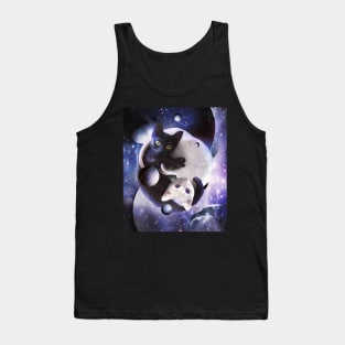 Cosmic Yin Yang Cats Tank Top